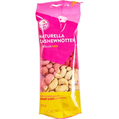 Naturella cashewnötter 70g ICA Gott Liv