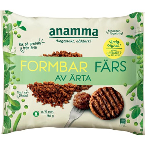 Formbar Färs av Ärta 750g Anamma