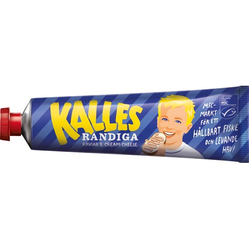 Kaviar Randig Kaviar & cream cheese 185g Kalles