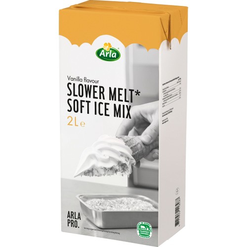 Mjukglassmix Vanilj 6% 2l Arla Pro