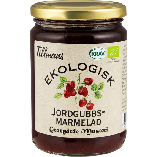 Jordgubbsmarmelad Eko 430g Grangärde Musteri