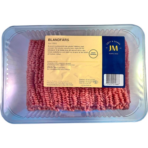 Blandfärs ca 1,5kg JM Kött & Chark