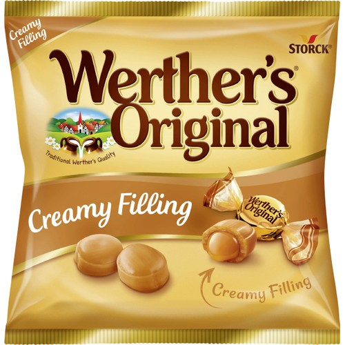 Gräddkaramell Creamy filling 135g Werthers Original