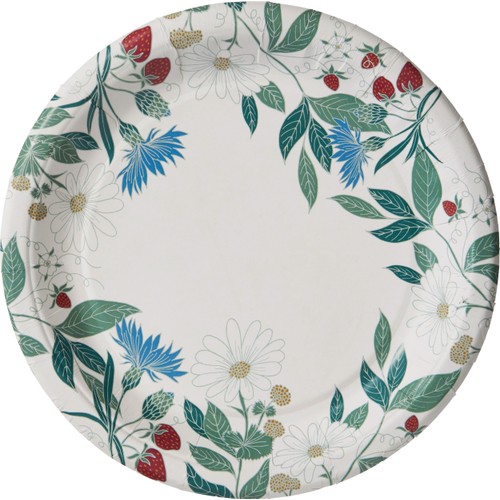 Assiett Flora 18cm 12-p ICA
