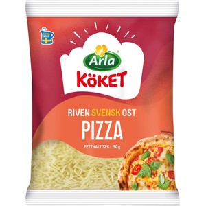 Pizzaost riven 32% 150g Arla Köket