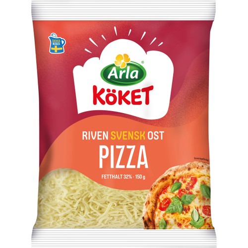Pizzaost riven 32% 150g Arla Köket