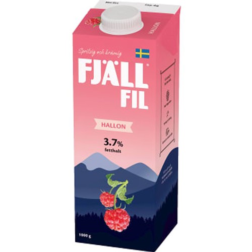 Fil Hallon 3,7% 1000g Fjällfil