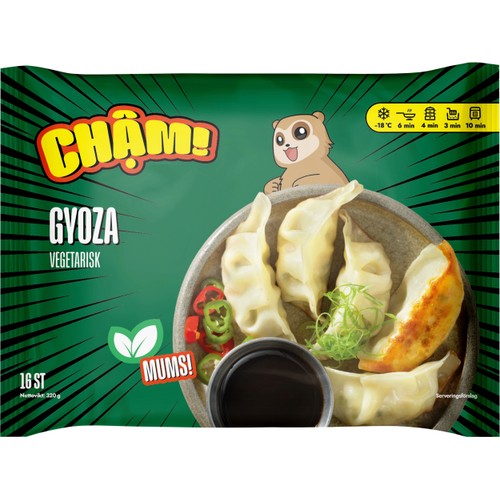 Gyoza vegetarisk 320g Cham