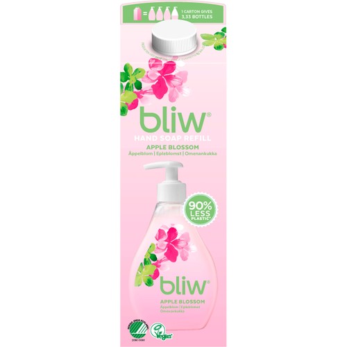 Handtvål Äppelblom Refill karton 1000ml Bliw