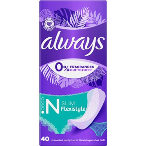 Trosskydd Discreet dailies Flexistyle Slim 40-p Always