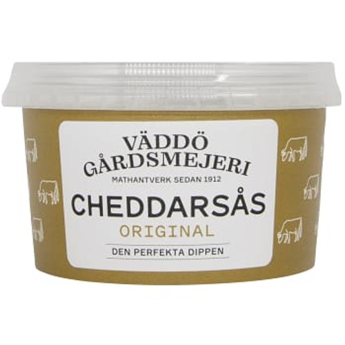 Cheddarsås Original 200g Väddö Gårdsmejeri