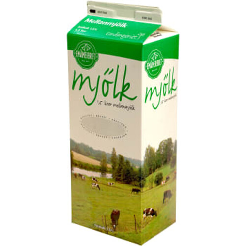 Mellanmjölk 1,5% 1,5l Emåmejeriet
