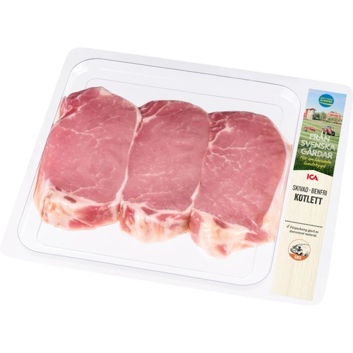 Kotlett benfri skivad ca 450g ICA