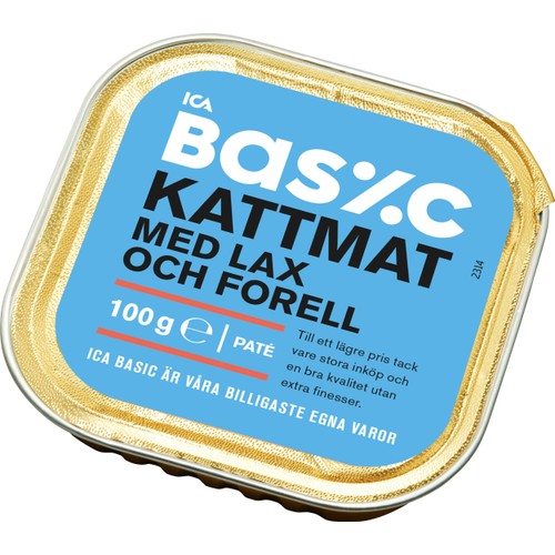 Kattmat Lax & forell 100g ICA Basic