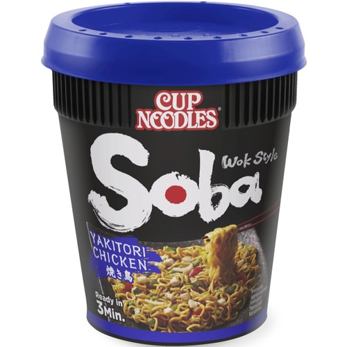 Nudlar i kopp Soba Yakitori Chicken 89g Nissin
