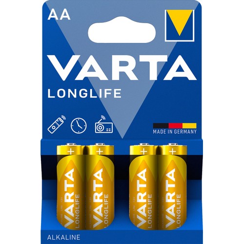 Batteri Longlife AA 4-p