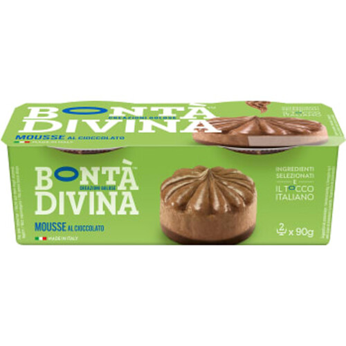 Chokladmousse 2-p 180g Bonta Divina