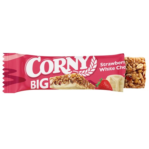 Müslibar BIG Strawberry White Chocolate 40g Corny