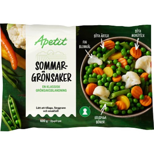 Sommargrönsaker 600g Apetit