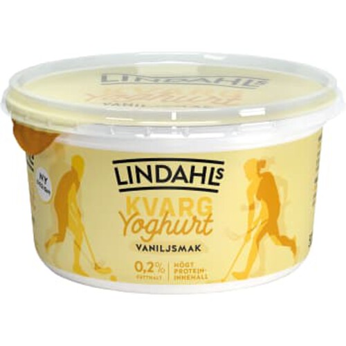 Kvargyoghurt Vanilj 0,2% 500g Lindahls