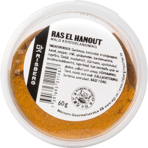 Kryddblandning Ras El Hanout 60g Risberg
