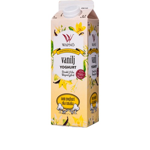 Vaniljyoghurt 2,7% 1000g Wapnö
