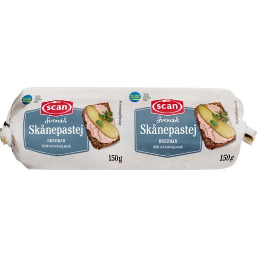 Skånepastej Bredbar 150g Scan