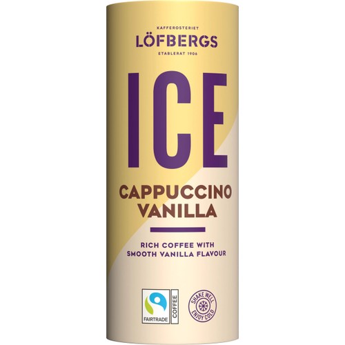 Iskaffe ICE Cappuccino Vanilj 230ml Löfbergs