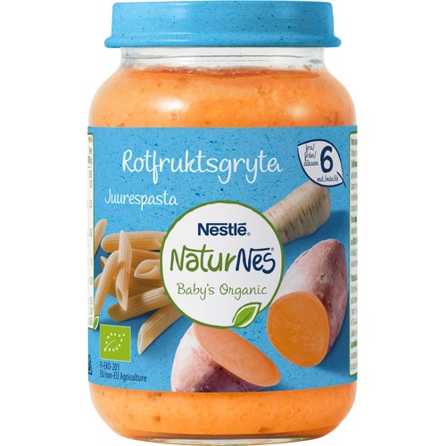 Barnmat Rotfruktsgryta 6mån Ekologisk 190g Nestle
