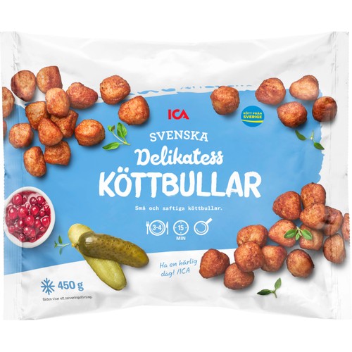 Delikatessköttbullar Frysta 450g ICA