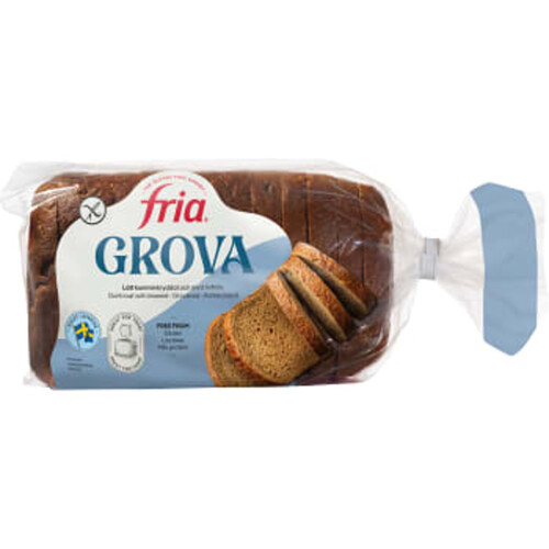 Bröd Grova Glutenfri Fryst 500g Fria