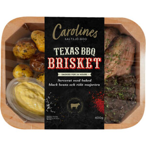 Brisket Med Ugnsrostad Potatis Smokey Beans & Majsröra 400G
