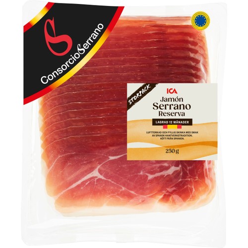 Jamón Serranoskinka 250g ICA
