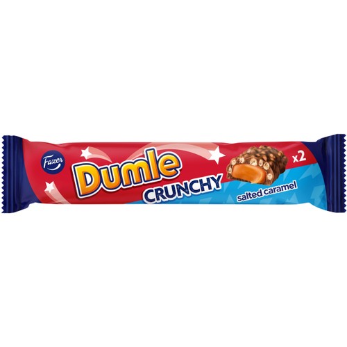 Chokladstycksak Dumle Crunchy Salt Karamell 55g Fazer