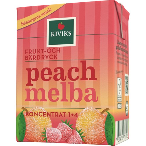 Fruktdryck Peach Melba 20cl Kiviks