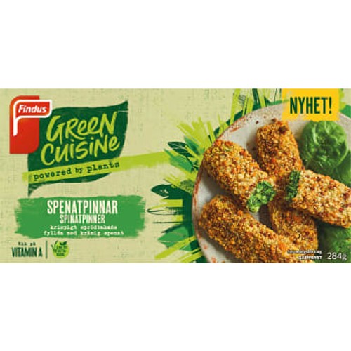 Spenatpinnar Green Cuisine 284g Findus