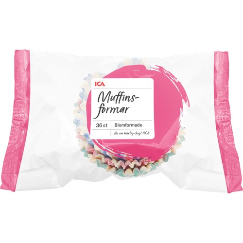 Muffinsformar Blomformade 36-p ICA