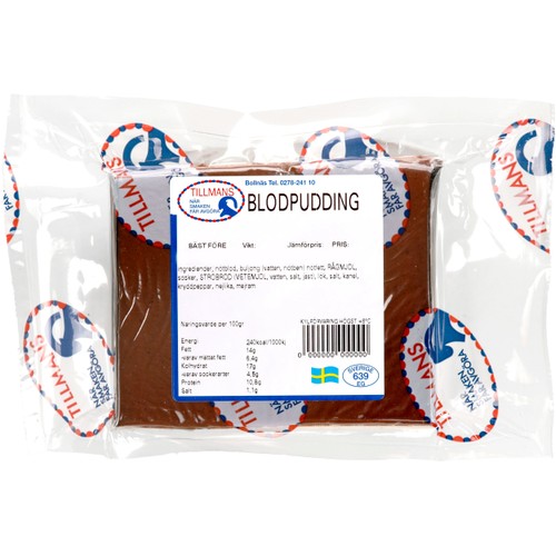 Blodpudding ca 400g Tillmans Charkuteri