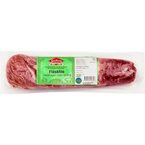 Fläskfilé Hel Vac Singel ca 500g Gudruns