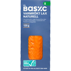 Lax Färsk Varmrökt 125g ICA Basic