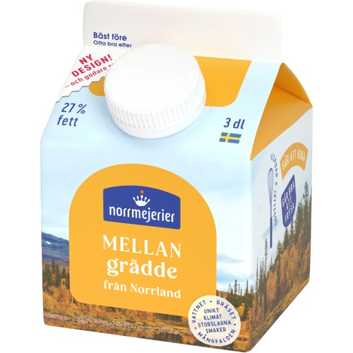 Mellangrädde 27% 3dl Norrmejerier