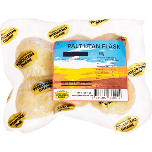 Pitepalt Utan Fläsk 600g Piteortens Chark