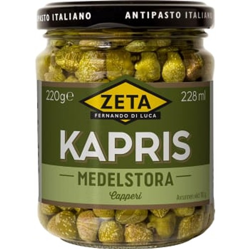Kapris Medelstora 220g Zeta