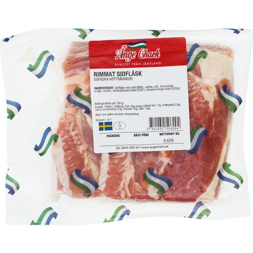 Rimmat Sidfläsk ca 500g Änge Chark