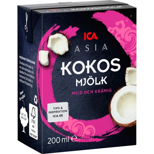 Kokosmjölk 200ml ICA Asia