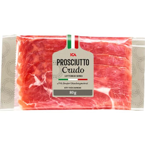 Skinka Lufttorkad Prosciutto Crudo 80g ICA