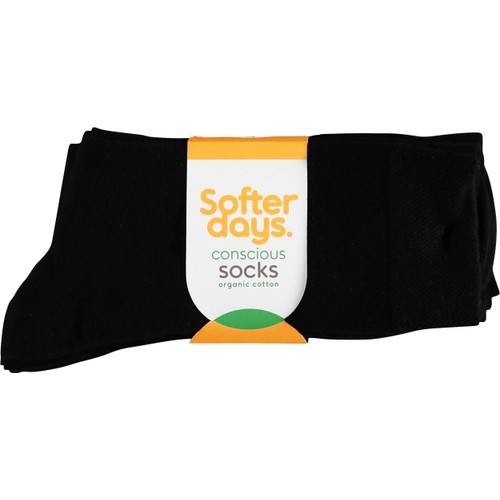 Strumpa 40-45 5p svart Softer Days