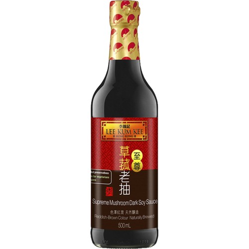Soja Mörk Mushroom 500ml Lee Kum Kee