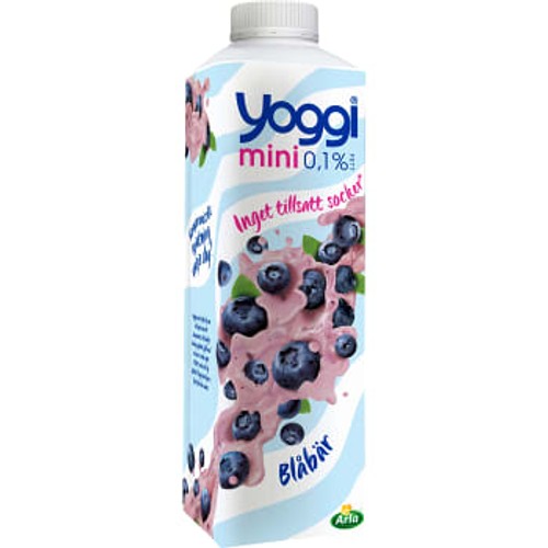 Yoghurt Mini Blåbär 0,1% 1000g Yoggi