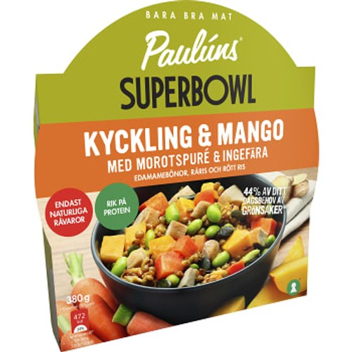 Superbowl Kyckling & mango 380g Pauluns
